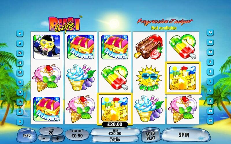 Beach Life Slot Machine