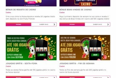 Nossa Aposta Casino - Promos - CasinoPortugal.Online