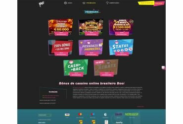 Booi Casino Online - Promoções