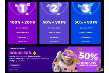 Kosmonaut Casino - promoções