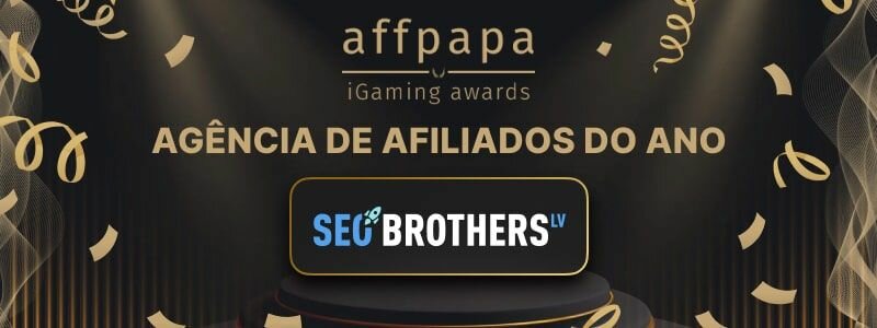 SEOBrothers Nomeada Para Agência de Afiliados do Ano