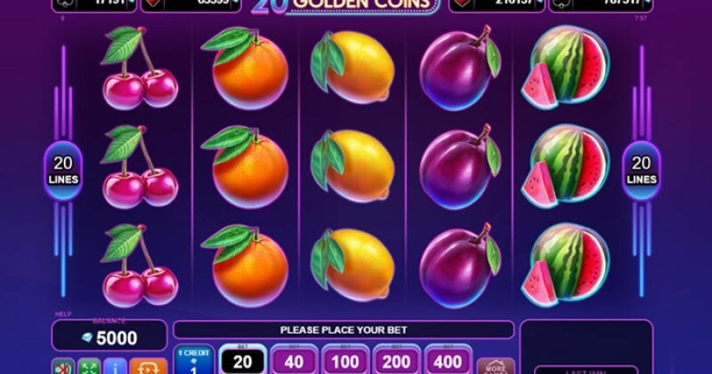 Jogue Slot 20 Golden Coins de Amusnet slot online gratuitamente | Casino Portugal