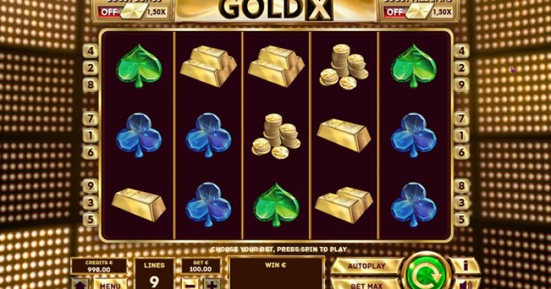 Jogue Gold X, uma slot online da Tom Horn Gaming slot online gratuitamente | Casino Portugal