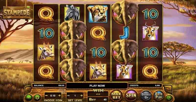 Jogue Stampede, uma slot online da BetSoft slot online gratuitamente | Casino Portugal