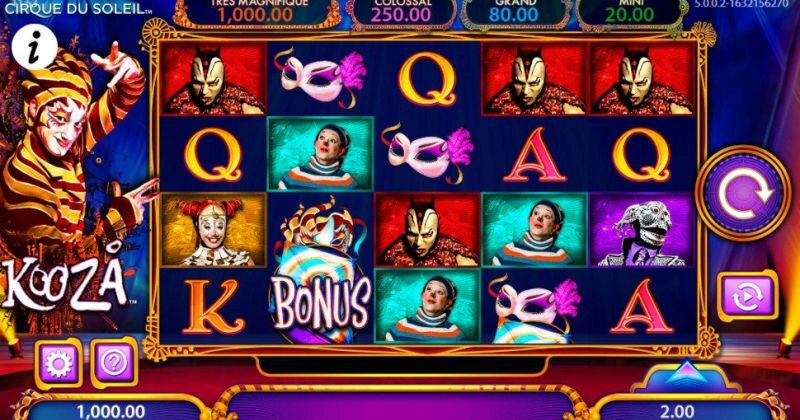 Jogue Cirque du Soleil Kooza, slot da Bally Technologies slot online gratuitamente | Casino Portugal