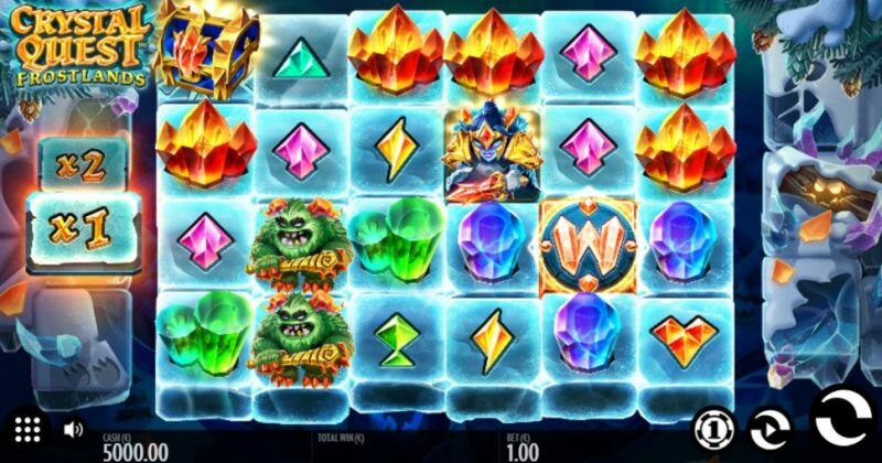 Jogue Crystal Quest Frostlands, slot online da Thunderkick slot online gratuitamente | Casino Portugal