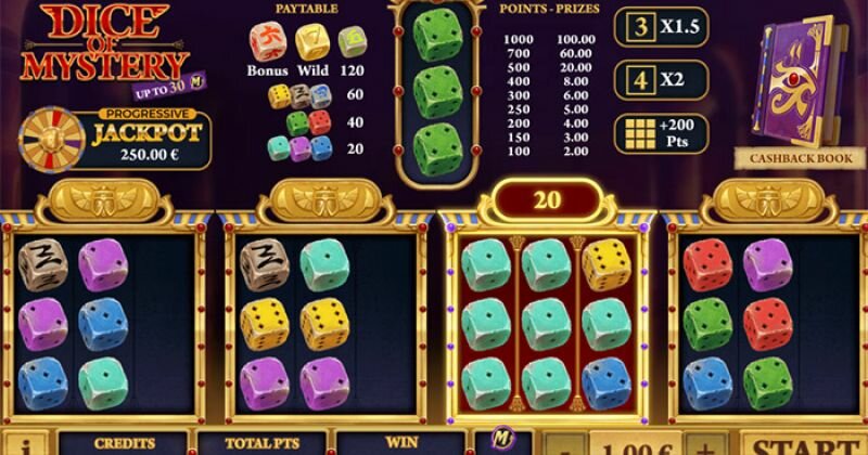 Jogue Dice of Mystery Slot Machine, da Gaming1 slot online gratuitamente | Casino Portugal