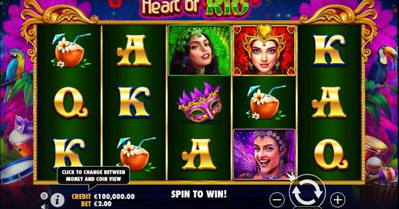 Jogue Heart Of Rio, uma slot online da Pragmatic Play slot online gratuitamente | Casino Portugal