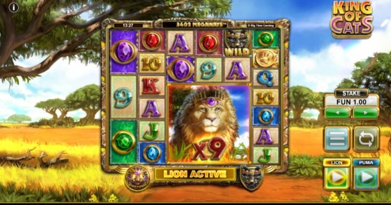 Jogue King of Cats, slot online da Big Time Gaming slot online gratuitamente | Casino Portugal